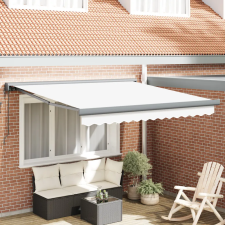  Automatikus behúzható napellenző fehér 350x250 cm kerti bútor