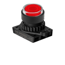 Autonics Nyomógomb kiemelt megvilágítható Piros visszatérő jelöléssel/ IP52 villanyszerelés