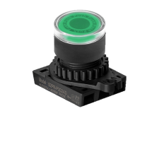 Autonics Nyomógomb megvilágítható Zöld visszatérő jelöléssel/ IP52 villanyszerelés