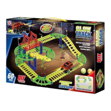  AUTÓPÁLYA KLT ELEMES SÖTÉTBEN VILÁGÍTÓS+1 AUTÓ JA8420 1DB autópálya és játékautó