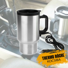 Autós elektromos thermo bögre, szivargyújtós csatlakozóval bögrék, csészék