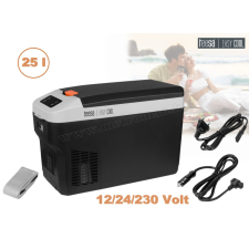 Autós kompresszoros Hűtőláda Fagyasztóláda TEESA5007 25L DC12/24V AC 230V fagyasztószekrény
