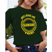 Autós póló - Igazi nő Volkswagent vezet női póló