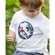  Autós pólók - Alfa Romeo gyerek póló-logó