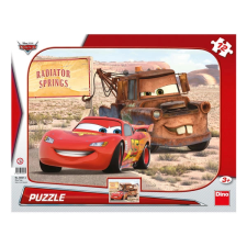 Autós puzzle Blesk és Matuka 12 darabos készlet puzzle, kirakós
