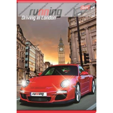  Autós - Running 1. osztályos vonalas füzet, A5/14-32 füzet