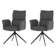 AUTRONIC DCH-D1328 GREY2 étkezőszék szett, 2 db, szürke bútor
