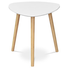 Autronic Dohányzóasztal 40x41 cm MDF matt fehér AF-1132 WT bútor