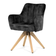  Autronic étkezőszék fekete szövet HC-D7188 BK4 bútor