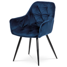  Autronic Étkezőszék kék szövet DCH-421 BLUE4 bútor