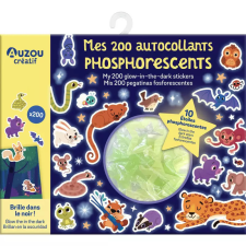 Auzou Sötétben világító matricacsomag 200 db-os Auzou matrica
