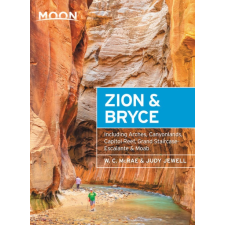 Avalon Travel Publishing Zion &amp; Bryce útikönyv Moon, angol (Eighth Edition) : With Arches, Canyonlands, Capitol Reef, Grand Staircase-Escalante &amp; Moab térkép