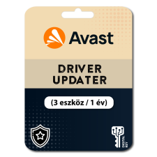 avast! Avast Driver Updater (3 eszköz / 1 év) (Elektronikus licenc) karbantartó program