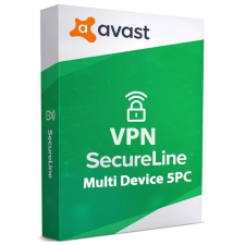 avast! Avast SecureLine VPN 5-Device 1 year karbantartó program