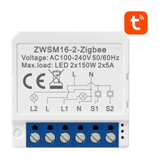 Avatto ZWSM16-W2 TUYA Intelligens kapcsoló modul okos kiegészítő