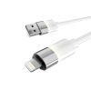 AVAX CB310 GLOWY USB-A - Lightning cable 1m White AVAX_CB310