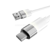 AVAX CB313 GLOWY 2m 18W USB-A - USB-C fehér gyorstöltő kábel (AVAX_CB313)