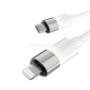 AVAX CB315 GLOWY 2m 27W USB-C - Lightning fehér gyorstöltő kábel (AVAX_CB315)