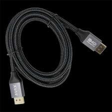 AVAX DisplayPort 2.1 Összekötő Fekete 2m AV901 kábel és adapter