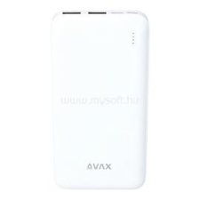 AVAX PB104W LIGHTY 10000mAh fehér powerbank (PB104W) power bank