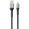 AVAX USB Lightning Töltő/adat Szürke 1.5m CB401G