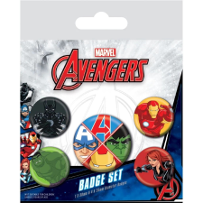 Avengers jelvénykészlet kulcstartó