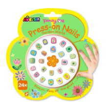 Avenir Kids Felragasztható játék műköröm készlet, A kertben Avenir szépségszalon