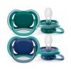 Avent Philips AVENT játszócumi Ultra Air neutral 6-18hó fiús kék 2db