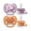 Avent Philips AVENT játszócumi Ultrasoft Premium állatos 6-18hó lányos 2db