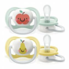 Avent Philips SCF080/17 Ultra air játszócumi neutral 0-6 hó 2db (alma-körte)