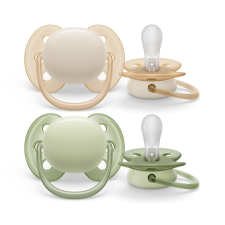 Avent SCF091/05 Játszócumi Ultrasoft Premium neutral 0-6hó fiús, 2 db cumi