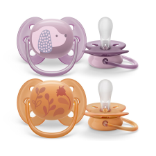 Avent SCF091/18 Játszócumi Ultrasoft Premium állat 6-18hó lányos , 2 db cumi