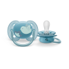 Avent SCF092/04 kék játszócumi, ultrasoft premium, 6-18 hó, 1 db