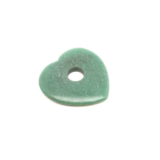 Aventurin fánk szív 40x40mm medál