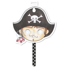 Avenue Mandarine Kreatív színező Avenue Mandarine Graffy álarc pálcikával Kalóz gyermek- és ifjúsági könyv