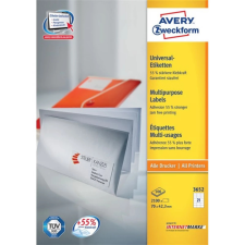 Avery 3652 70x42.3mm univerzális 2100 darabos etikett etikett