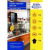Avery 49415 20cm sárga 12db-os 5 féle koronavírus információs címke szett (AVERY_49415)
