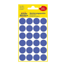 Avery Etikett AVERY 3596 öntapadó jelölőpont indigókék 18mm (96 jelölőpont/csomag) etikett