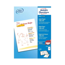 Avery Fotópapír 210x297mm 120g 150 ív/doboz matt Avery fehér fotópapír