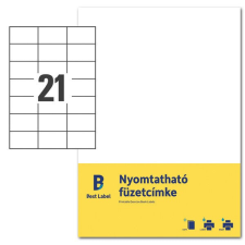Avery ZF301-10 70x42,3mm nyomtatható fehér füzetcímke (ZF301-10) füzetcímke
