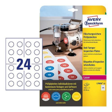 Avery zweckform Etikett címke biztonsági plakettek nyomtatható L7806-10, 30 mm, Avery etikett