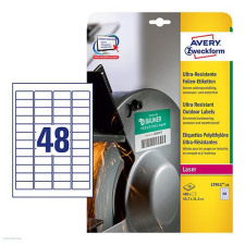 Avery zweckform Etikett címke ultra ellenálló L7911-10, 45,7 x 21,2 mm Avery etikett