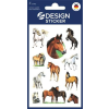 Avery zweckform Matrica, papír, 2 ív, 76x120 mm, AVERY ZWECKFORM, "Z-Design No.53483", csillogó lovak