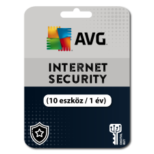 AVG Internet Security (10 eszköz / 1 év) (Elektronikus licenc) karbantartó program