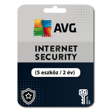 AVG Internet Security (5 eszköz / 2 év) (Elektronikus licenc) karbantartó program