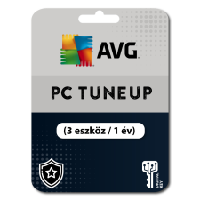 AVG PC TuneUp (3 eszköz / 1 év) (Elektronikus licenc) karbantartó program