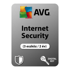 'AVG Technologies' AVG Internet Security (3 eszköz / 2 év) (Elektronikus licenc) karbantartó program