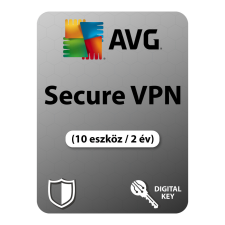 'AVG Technologies' AVG Secure VPN (10 eszköz / 2 év) (Elektronikus licenc) karbantartó program