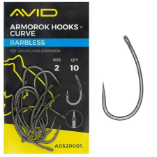  Avid Armorok Hooks- Curve Size 8 Barbless szakáll nélküli bojlis horog 10db (A0520008) horog