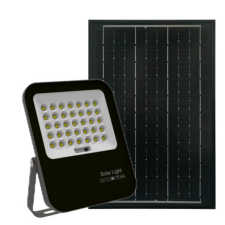 Avide Avide LED Szolár Reflektor 50W CW 6400K különálló napelemmel, távirányítóval kültéri világítás